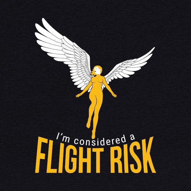 Flight Risk (winged woman) by andyjhunter